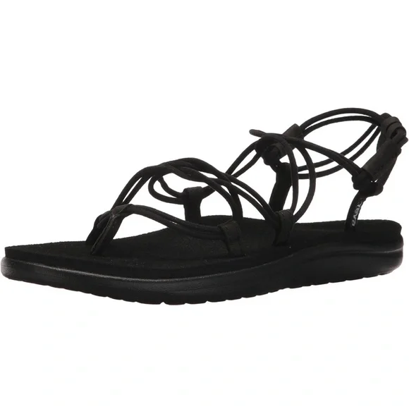 Teva Black Textured Sole Sandals - Picture 6 of 6